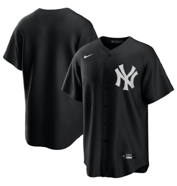 Men's Black New York Yankees 2021 Cool Base Stitched Baseball Jersey